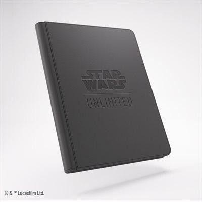 Star Wars Unlimited: Zip-Up Album 18 Pocket: Black