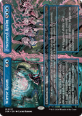 Mirror Room // Fractured Realm (Borderless) (DSK-337) - Duskmourn: House of Horror Foil