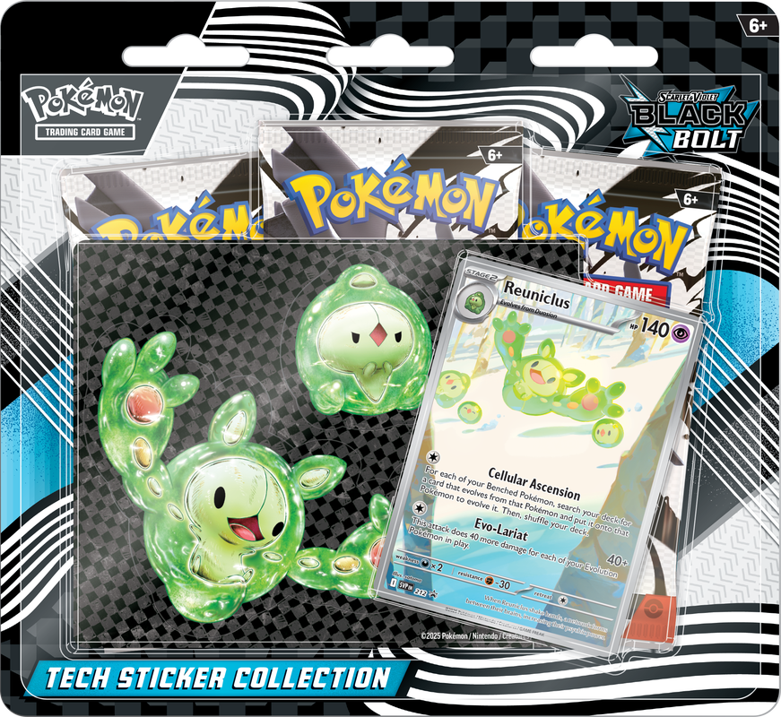 Pokemon TCG: Black Bolt Sticker Collection