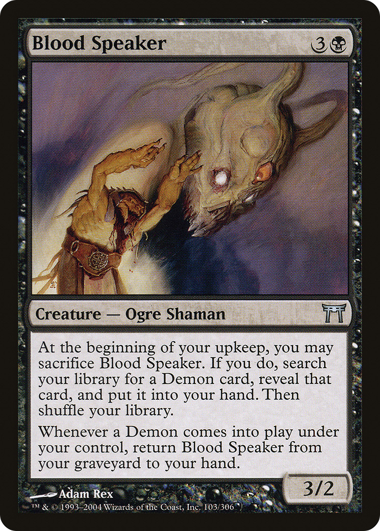 Blood Speaker (CHK-103) - Champions of Kamigawa
