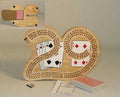 Cribbage: 29 wood board with deck of cards