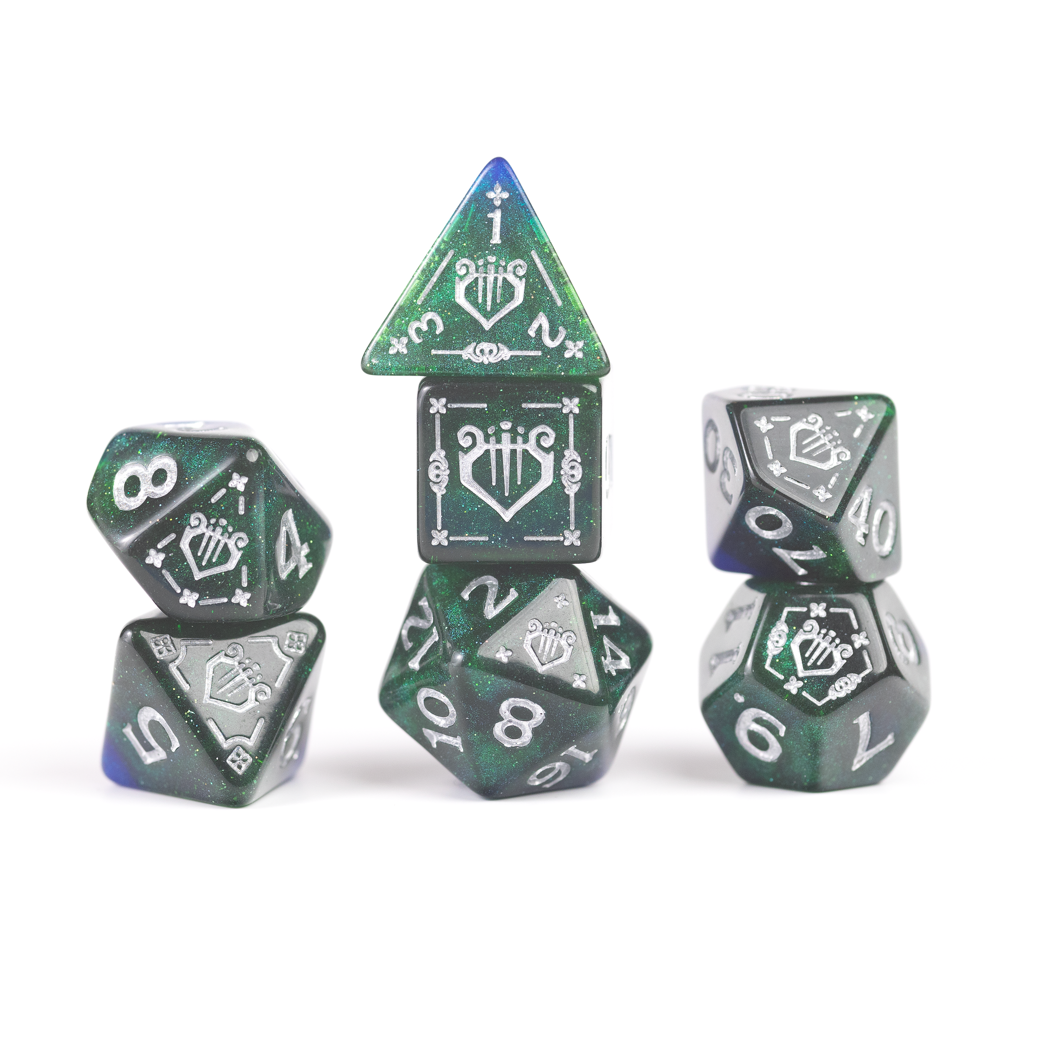 D&D Adventure Dice: Bard Blue