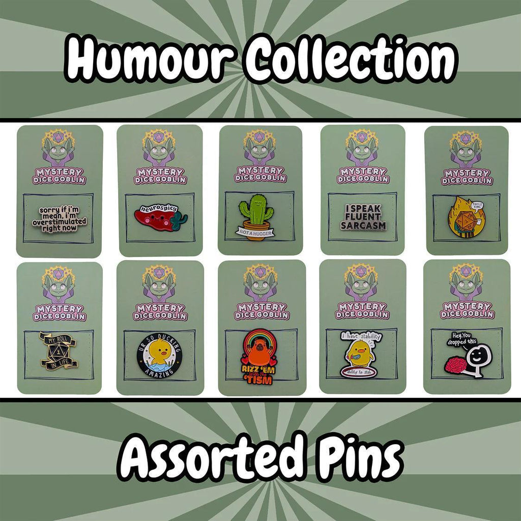 Mystery Dice Goblin: Assorted Pin