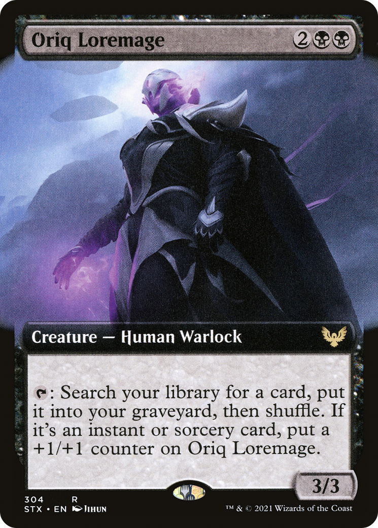 Oriq Loremage (Extended Art) (STX-304) - Strixhaven: School of Mages: (Extended Art) Foil
