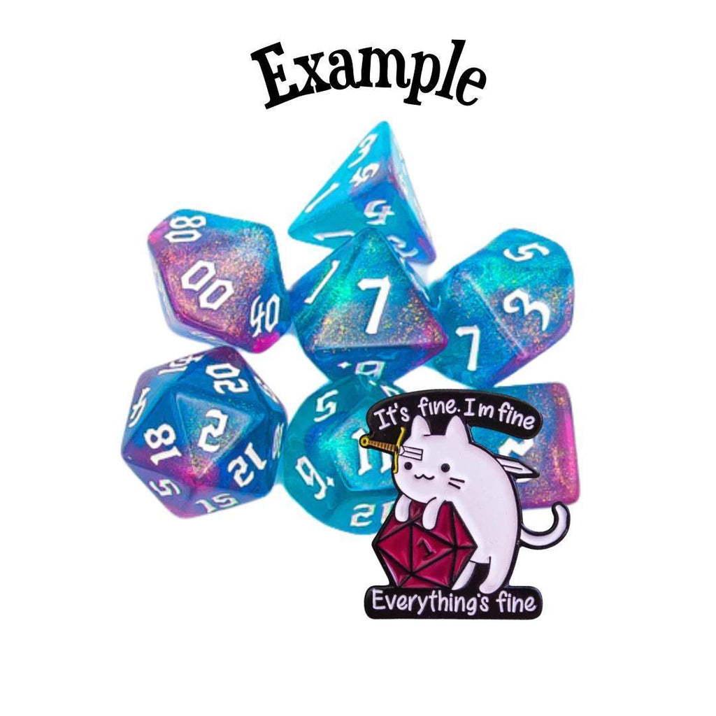 Mystery Dice Goblin: Dice & Pin Bag